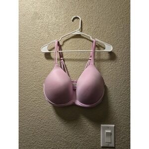 Aerie Real Sunny Full Coverage Lightly Lined Bra Pink Size 38DD